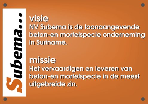 MISSIE VISIE SUBEMA- zonder rand MISSIE VISIE SUBEMA- zonder rand